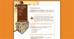 Desktop Screenshot of apartamentoslareina.com