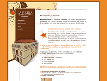 Tablet Screenshot of apartamentoslareina.com